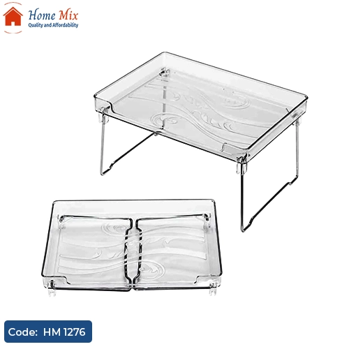 HM 1276 رف مطبخ قابل للطي – أكريلك بأرجل معدن بتصميم أنيق متعدد الاستخدامات - الصورة 1