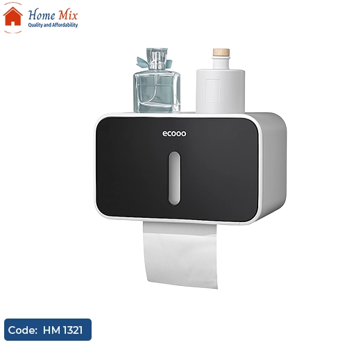 HM 1321 علبة مناديل ECOCO سوفت تاتش مزودة بحامل داخلي ولزق دابل فيس – 13.5×21 سم - الصورة 1