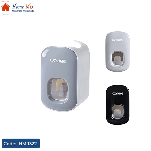 HM 1322 ديسبينسر معجون ECOCO يعمل بالضغط – منظم حمام مزود بلزق دابل فيس - الصورة 1