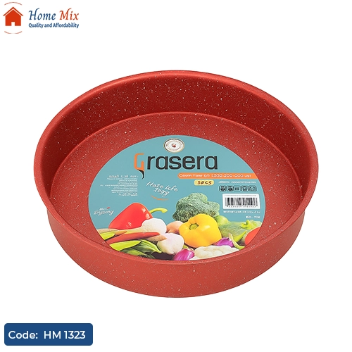 HM 1323 طقم صواني فرن جرانيت تركي – 3 قطع بأحجام (32 / 30 / 28 سم) - الصورة 1