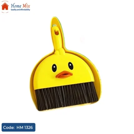 طقم جاروف ميني بطوط – تصميم كرتوني عملي بأبعاد 18×23.2 سم