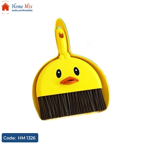 HM 1326 طقم جاروف ميني بطوط – تصميم كرتوني عملي بأبعاد 18×23.2 سم - الصورة 1