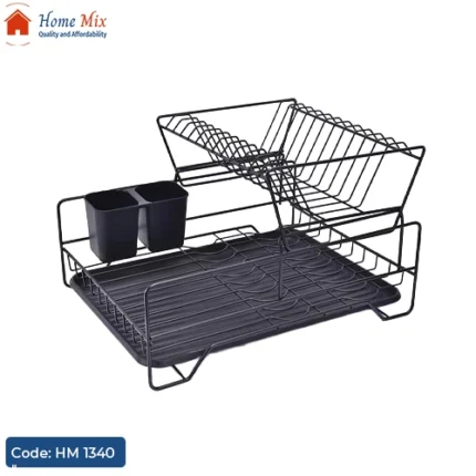 مطبقية معدن أمريكي – منظم أطباق وأكواب ضد الصدأ عملي وأنيق