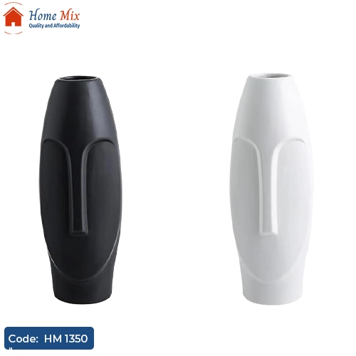 HM 1350 فازة ديكور شكل وجه – تصميم عصري أنيق - الصورة 1