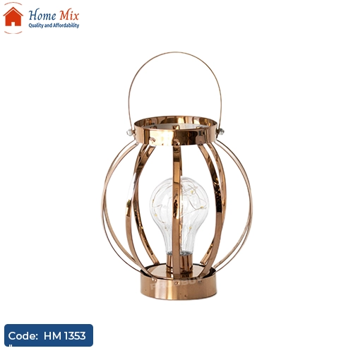 HM 1353 شمعدان جولد معدن مطلي - الصورة 1