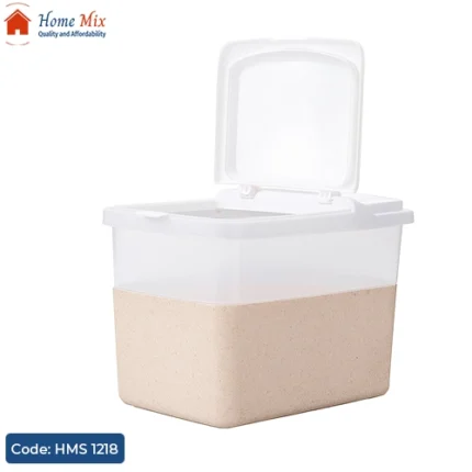 علبة أرز محكمة الغلق – سعة 5 كيلو مزودة بكوب تعبئة